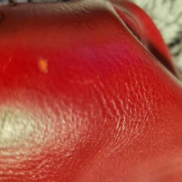 FOSSIL LEATHER HANDBAG - Picture 7 of 10